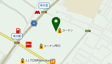 ジョーシン草津店の地図画像