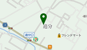 お弁当の南洋軒の地図画像
