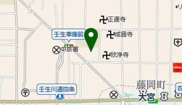 日本カイロプラクティックセンター四条大宮の地図画像