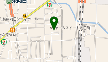 日和堂はり灸院の地図画像