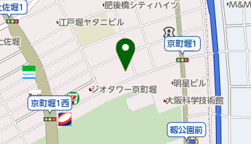 京町堀キュイジーヌヒュッゲの地図画像