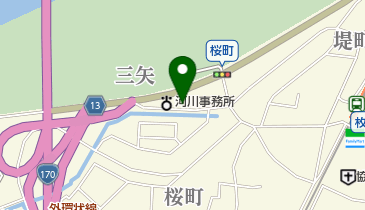 淀川管内河川レンジャー事務局の地図画像
