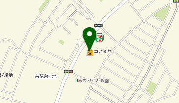 100円ショップシルク南花台店の地図画像