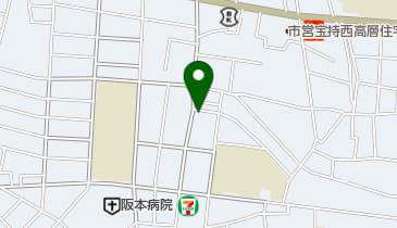 ザ・じてんしゃ屋上小阪店の地図画像