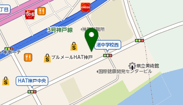 レクサスHAT神戸の地図画像