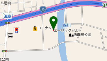 大河内金属株式会社阪神営業所の地図画像