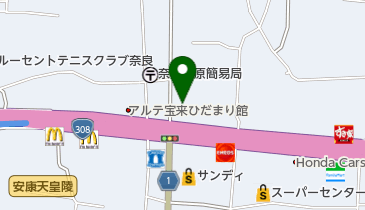 大和リース株式会社奈良支店の地図画像