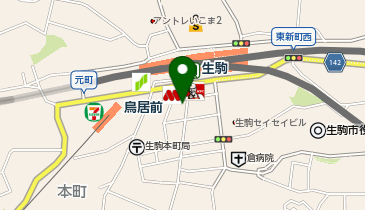 アンベリールbyタニムラの地図画像