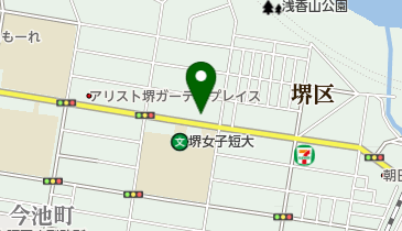 浅香山動物病院の地図画像