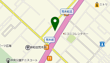 JUC岸和田店の地図画像