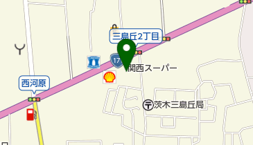 赤い靴三島丘店の地図画像