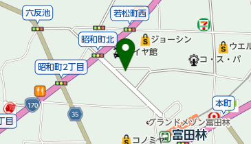 ARCダンススタジオの地図画像