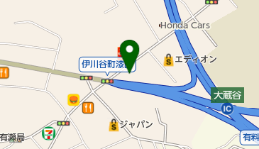 ベビーフェイスプラネッツ大蔵谷店の地図画像