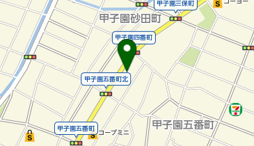 甲子園五番町カイロプラクティック院の地図画像