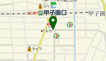 サレーヌフェイシャルサロン甲子園店の地図画像
