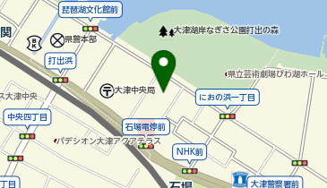 大津商工会議所の地図画像