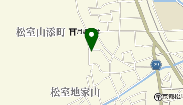 財団法人京都花鳥館の地図画像