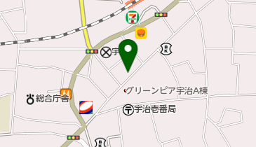 若山時計店の地図画像