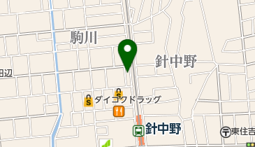 ヘアースタジオオリーブ駒川店の地図画像