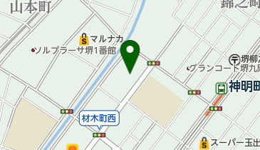 コジマゴルフィングクラブ堺校の地図画像