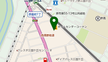 ヒマラヤ 堺三国ヶ丘店の地図画像