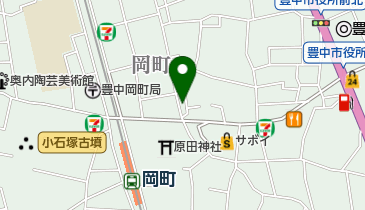 いいだ米酒店の地図画像