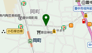 保険プラザ岡町店の地図画像