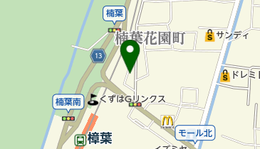 天栄荘の地図画像