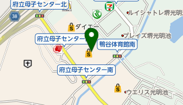 ECC外語学院光明池校の地図画像