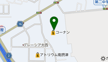 ペットプラザ摂津鳥飼西店の地図画像