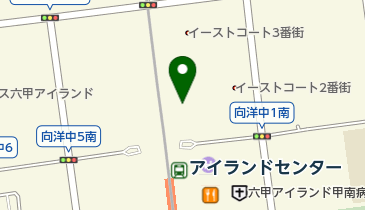 六甲アイランドセンター整骨院の地図画像