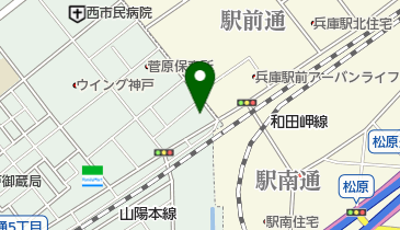 高園産業株式会社神戸営業所の地図画像