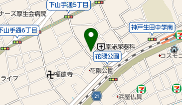 楽市楽座元町店の地図画像