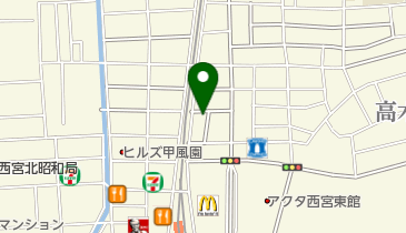 美容室みやびの地図画像