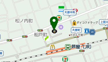 マダムイグレック芦屋の地図画像