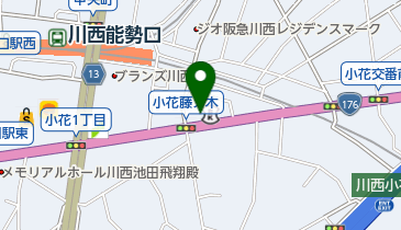 ホシザキ阪神株式会社宝塚営業所の地図画像