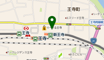 千鳥屋リーベル王寺店の地図画像
