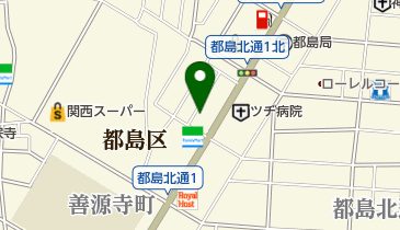 運転代行リバイブサービスの地図画像
