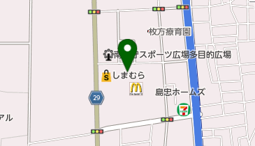 空港ドッグセンター南津守店の地図画像