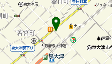 まつなみ整骨院の地図画像