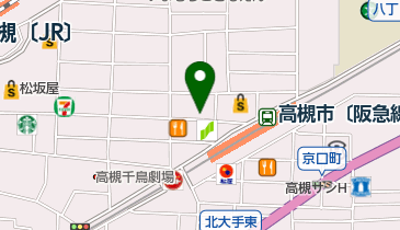 シーボン.フェイシャリストサロン高槻店の地図画像