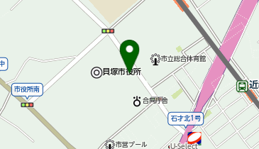 貝塚市役所 教育部 教育総務課の地図画像