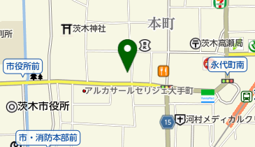 異邦人阪急茨木店の地図画像