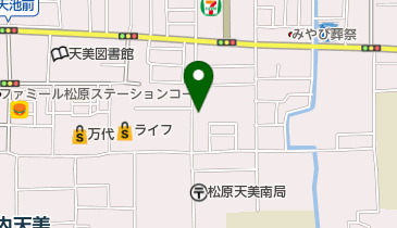 カツヤクリーニング 西店の地図画像