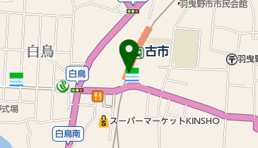 フランス屋古市店の地図画像