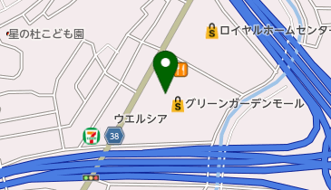 ホームドライ 八多店の地図画像