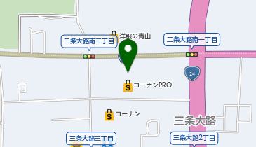 ジョーシン奈良三条大路店の地図画像