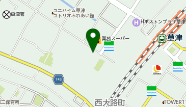 草津コミュニティ支援センターの地図画像