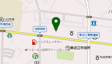 東近江総合労働相談コーナーの地図画像