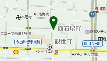 酵母の家本部の地図画像